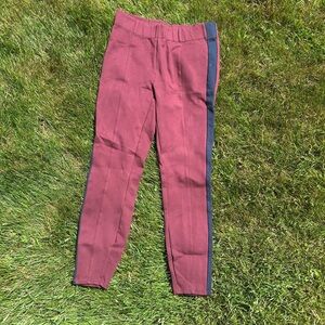 Abercrombie & Fitch Burgundy Leggings